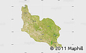 Satellite Map of Darbhanga, single color outside
