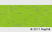 Physical Panoramic Map of Darbhanga