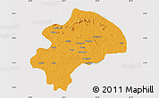 Political Map of Dhanbad, cropped outside