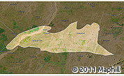 Satellite 3D Map of Jehanabad, darken