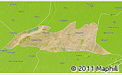 Satellite 3D Map of Jehanabad, physical outside