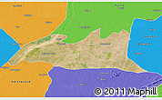 Satellite 3D Map of Jehanabad, political outside