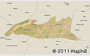 Satellite 3D Map of Jehanabad, shaded relief outside