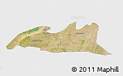 Satellite 3D Map of Jehanabad, single color outside
