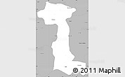 Gray Simple Map of Madhepura