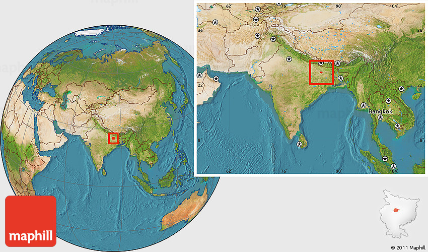 Nalanda In India Map Satellite Location Map Of Nalanda, Within The Entire Country