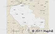 Classic Style 3D Map of Palamu (Daltenganj)