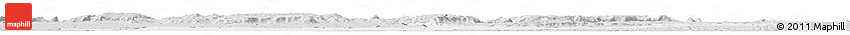 Silver Style Horizon Map of Palamu (Daltenganj)