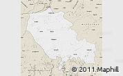 Classic Style Map of Palamu (Daltenganj)