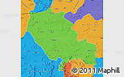 Political Map of Palamu (Daltenganj)