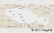 Classic Style Panoramic Map of Palamu (Daltenganj)