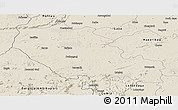 Shaded Relief Panoramic Map of Palamu (Daltenganj)