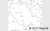 Blank Simple Map of Palamu (Daltenganj)