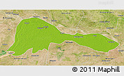 Physical 3D Map of Patna, satellite outside