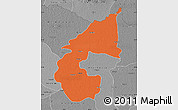 Political Map of Saharsa, desaturated