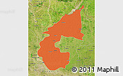 Political Map of Saharsa, satellite outside