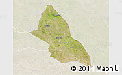 Satellite 3D Map of Saran, lighten