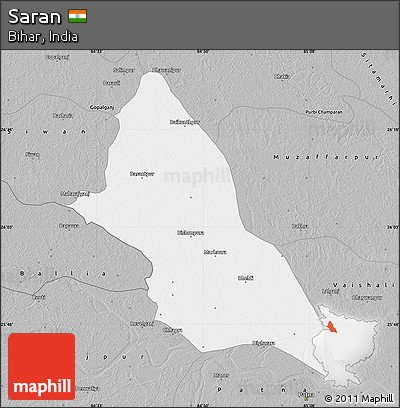 Gray Map of Saran