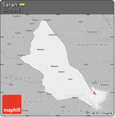 Gray Map of Saran