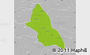Physical Map of Saran, lighten, desaturated