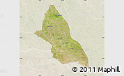 Satellite Map of Saran, lighten