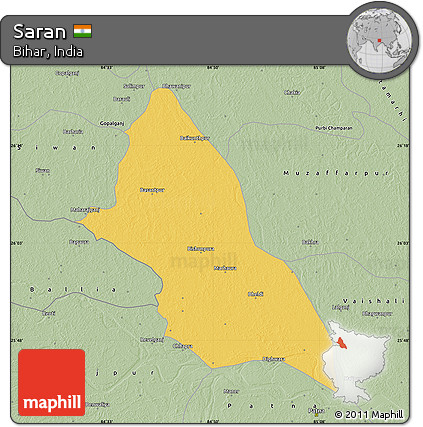 Savanna Style Map of Saran