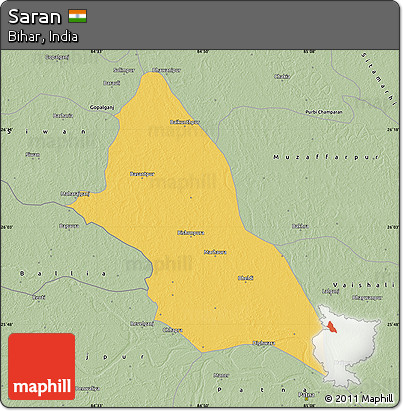 Savanna Style Map of Saran