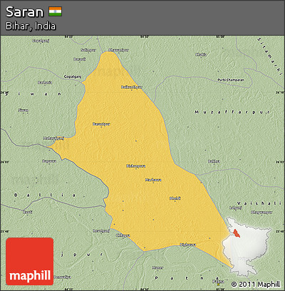 Savanna Style Map of Saran