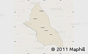 Shaded Relief Map of Saran, lighten