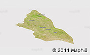 Satellite Panoramic Map of Saran, cropped outside