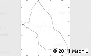 Blank Simple Map of Saran, cropped outside, no labels