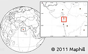 Blank Location Map of Dadra and (Nagar Haveli)