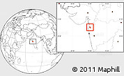 Blank Location Map of Dadra and Nagar Haveli