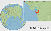 Savanna Style Location Map of Dadra and Nagar Haveli