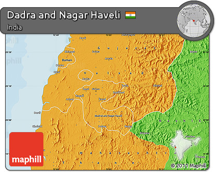 Political Map of Dadra and Nagar Haveli