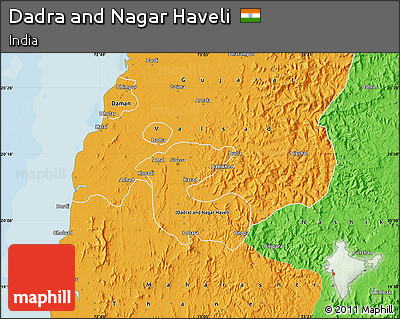 Political Map of Dadra and Nagar Haveli