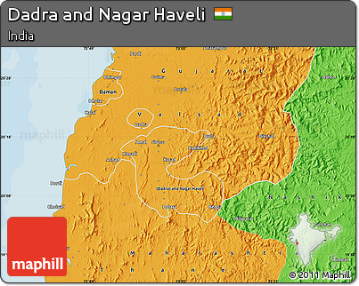 Political Map of Dadra and Nagar Haveli