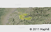 Satellite Panoramic Map of Dadra and Nagar Haveli, semi-desaturated