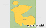 Savanna Style Simple Map of Dadra and Nagar Haveli, cropped outside