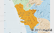 Political Map of North Goa, lighten