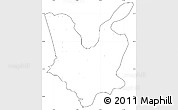 Blank Simple Map of South Goa, cropped outside, no labels