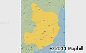 Savanna Style Map of Bhavnagar