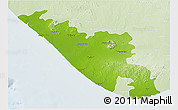 Physical 3D Map of Junagadh, lighten