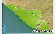 Physical 3D Map of Junagadh, satellite outside