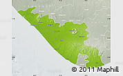 Physical Map of Junagadh, lighten, semi-desaturated