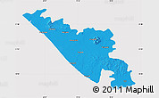 Political Map of Junagadh, cropped outside