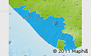 Political Map of Junagadh, physical outside