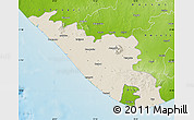 Shaded Relief Map of Junagadh, physical outside
