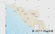 Shaded Relief Map of Junagadh, single color outside