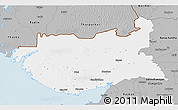 Gray 3D Map of Kachchh (Bhuj)
